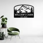 Custom Bears Scene Metal Sign