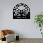 Custom Biker Memorial Sign