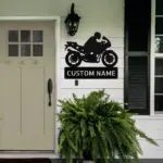 Custom Biker Metal Sign