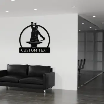 Custom Blacksmith Metal Art Sign