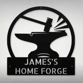 Custom Blacksmith Metal Sign
