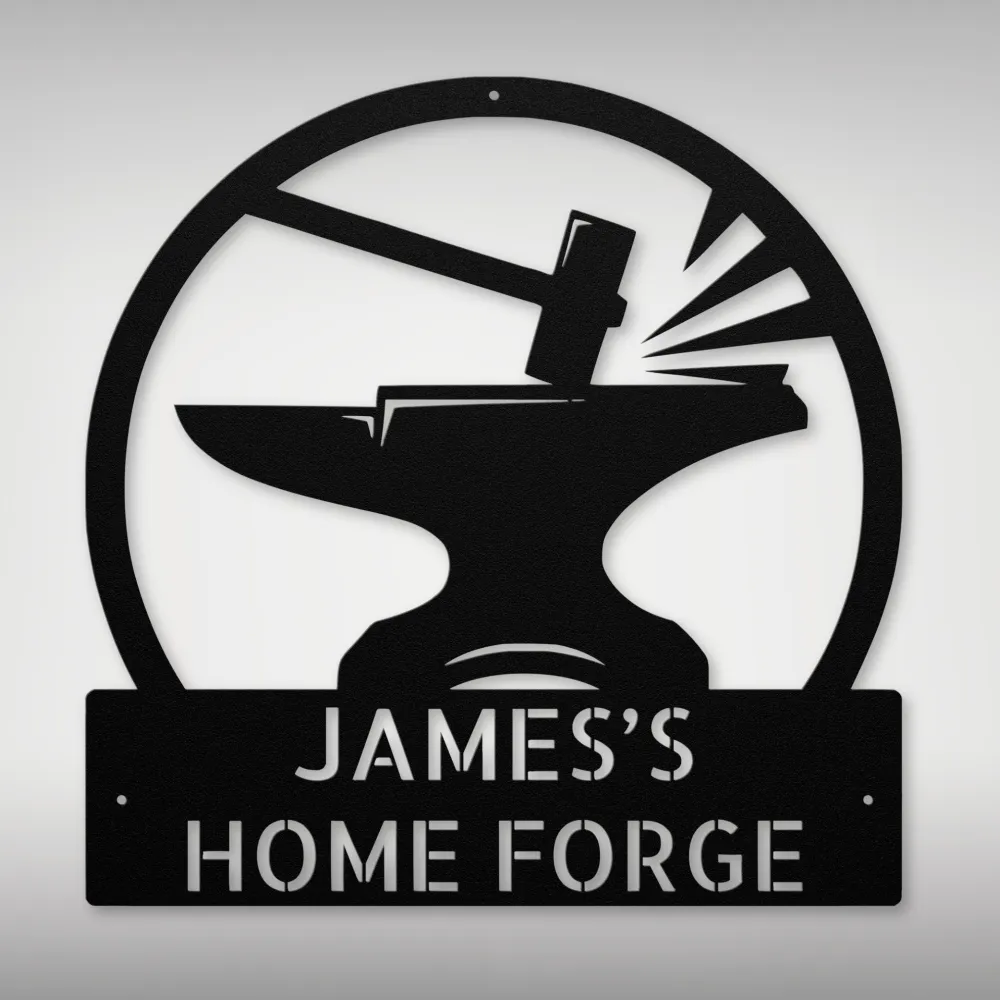 Custom Blacksmith Metal Sign Custom Blacksmith Metal Sign