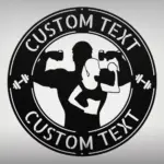Custom Bodybuilding Metal Sign
