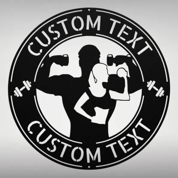 Custom Bodybuilding Metal Sign