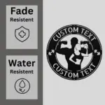Custom Bodybuilding Metal Sign