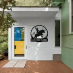 Custom Bull Rider Metal Sign