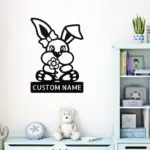 Custom Bunny Metal Sign