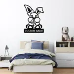 Custom Bunny Metal Sign