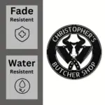 Custom Butcher Metal Sign