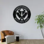 Custom Butcher Metal Sign