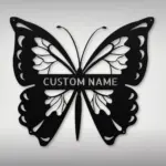 Custom Butterfly Metal Sign