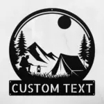 Custom Camping Metal Sign