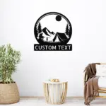 Custom Camping Metal Sign
