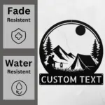 Custom Camping Metal Sign