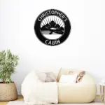 Custom Canoeing Metal Sign