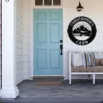 Custom Canoeing Metal Sign