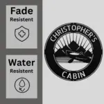 Custom Canoeing Metal Sign