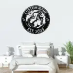 Custom Capricorn Zodiac Metal Sign
