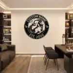 Custom Capricorn Zodiac Metal Sign