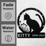 Custom Cat Memorial Metal Sign