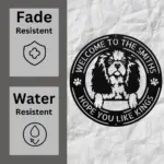 Custom Cavalier King Dog Metal Sign