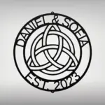 Custom Celtic Metal Sign