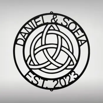 Custom Celtic Metal Sign