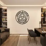 Custom Celtic Metal Sign