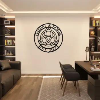 Custom Celtic Metal Sign