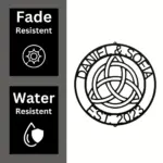 Custom Celtic Metal Sign
