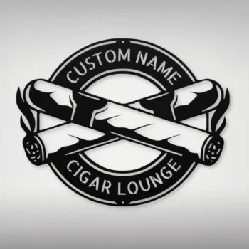 Custom Cigar Metal Sign