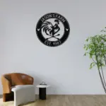 Custom Cock Metal Sign