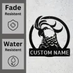 Custom Cockatoo Sulfur Bird Metal Sign