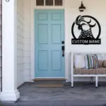 Custom Cockatoo Sulfur Bird Metal Sign
