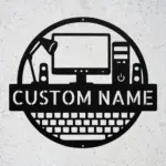 Custom Computer Metal Sign