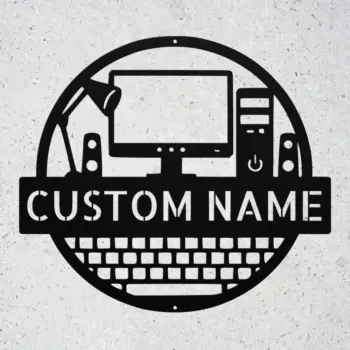 Custom Computer Metal Sign