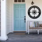 Custom Coordinates Metal Sign