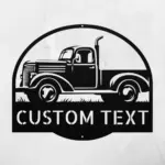 Custom Country Truck Metal Sign