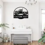 Custom Country Truck Metal Sign