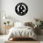 Personalized Couple Metal Wall Art Sign