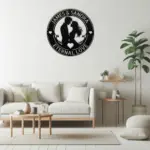Personalized Couple Metal Wall Art Sign