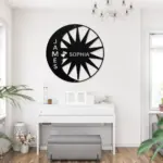 Custom Couple Names Metal Sign