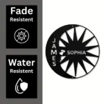 Custom Couple Names Metal Sign