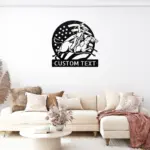 Custom Cowboy Rustic Metal Sign