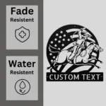 Custom Cowboy Rustic Metal Sign