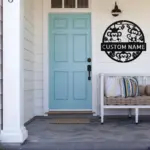 Custom Cute Monkeys Metal Sign