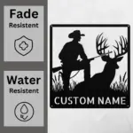 Custom Deer Hunting Art Sign