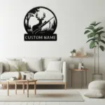 Custom Deer Hunting Metal Sign