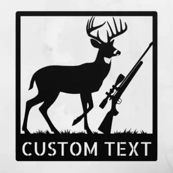 Custom Deer Hunting Sign