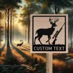 Custom Deer Hunting Sign